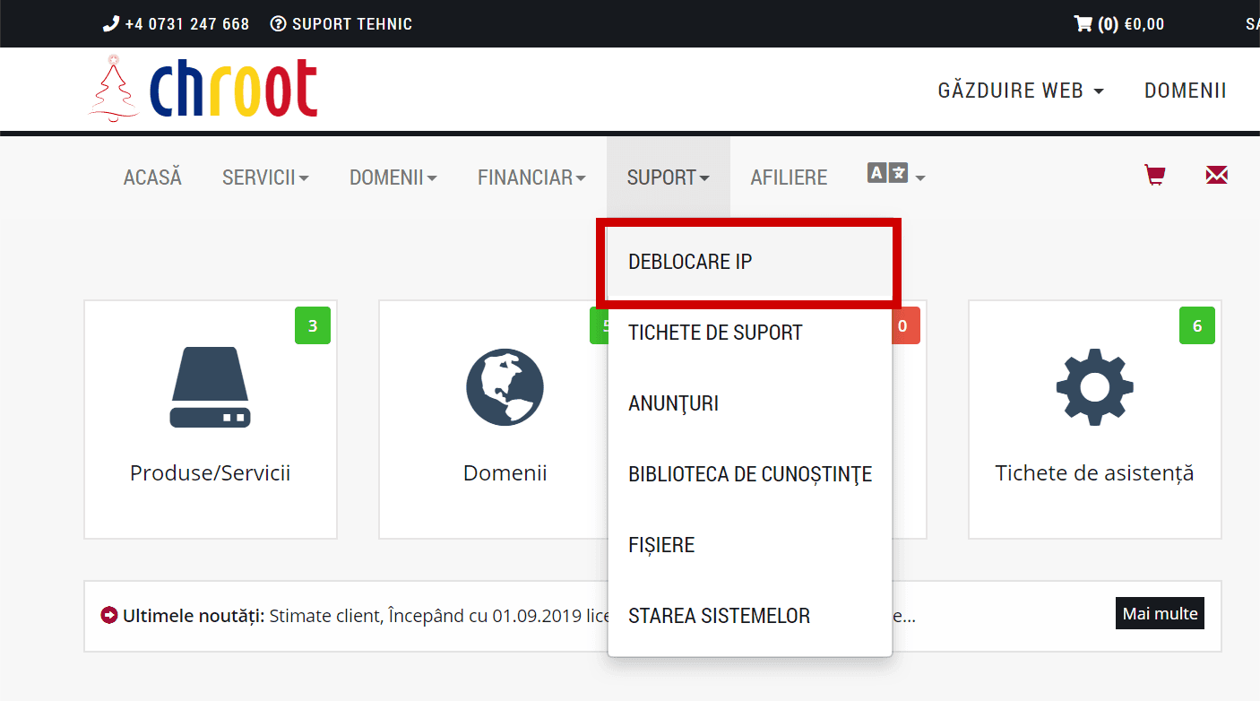 Deblocare IP